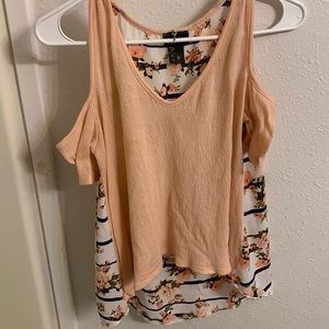 Cute Rue 21 cold shoulder tee
